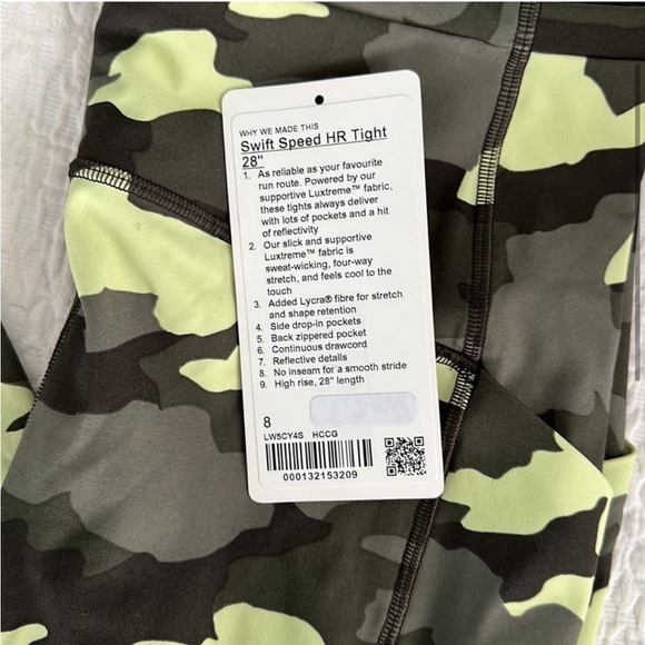 NEW Lululemon Swift Speed High Rise Tight 28 in - Picture 3 of 10